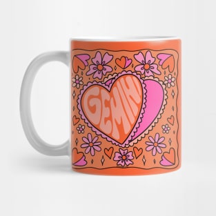 Gemini Heart Mug